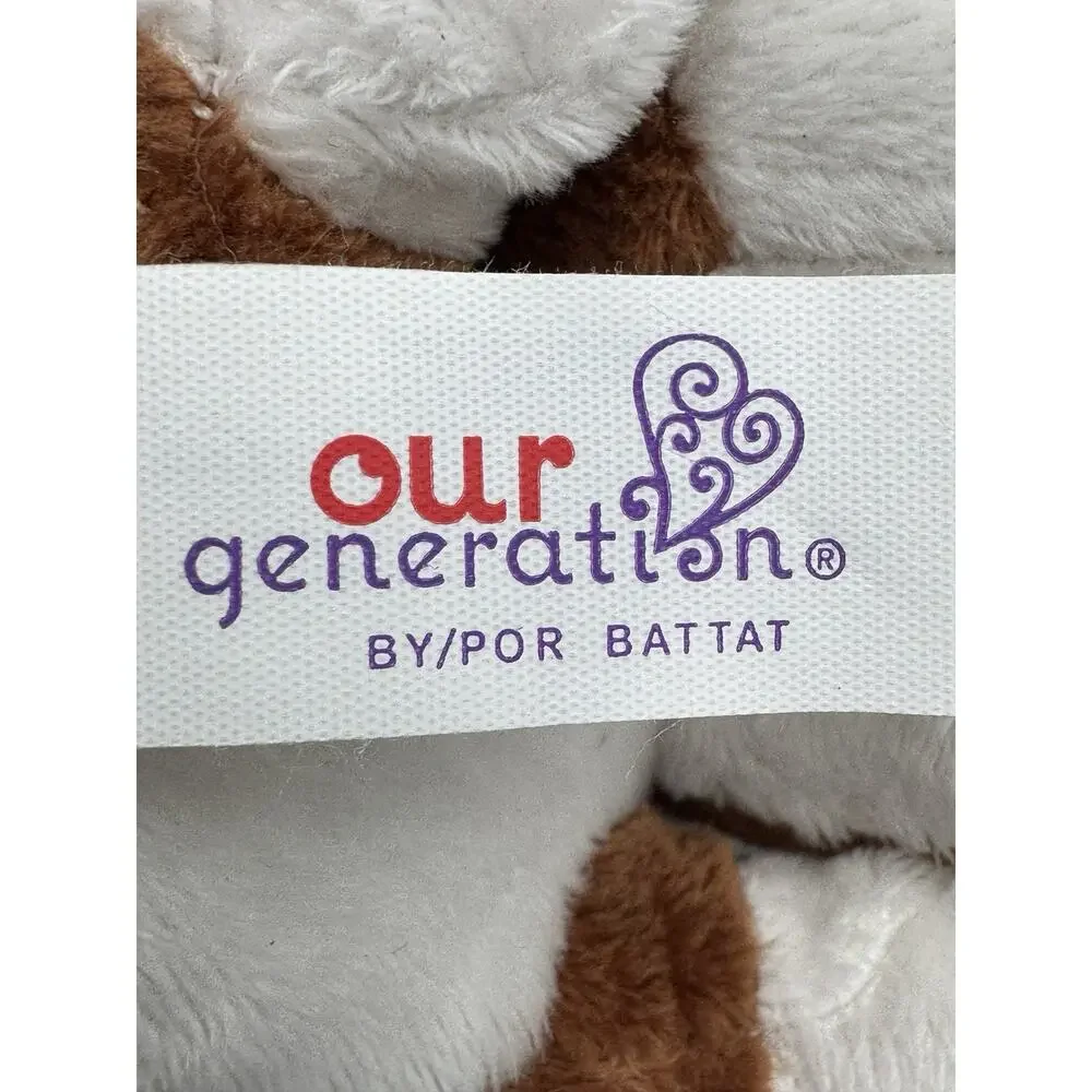 Our Generation Puppy Dog Plush Set Of‎ 2 Stuffed Animal Toys 6 Inch